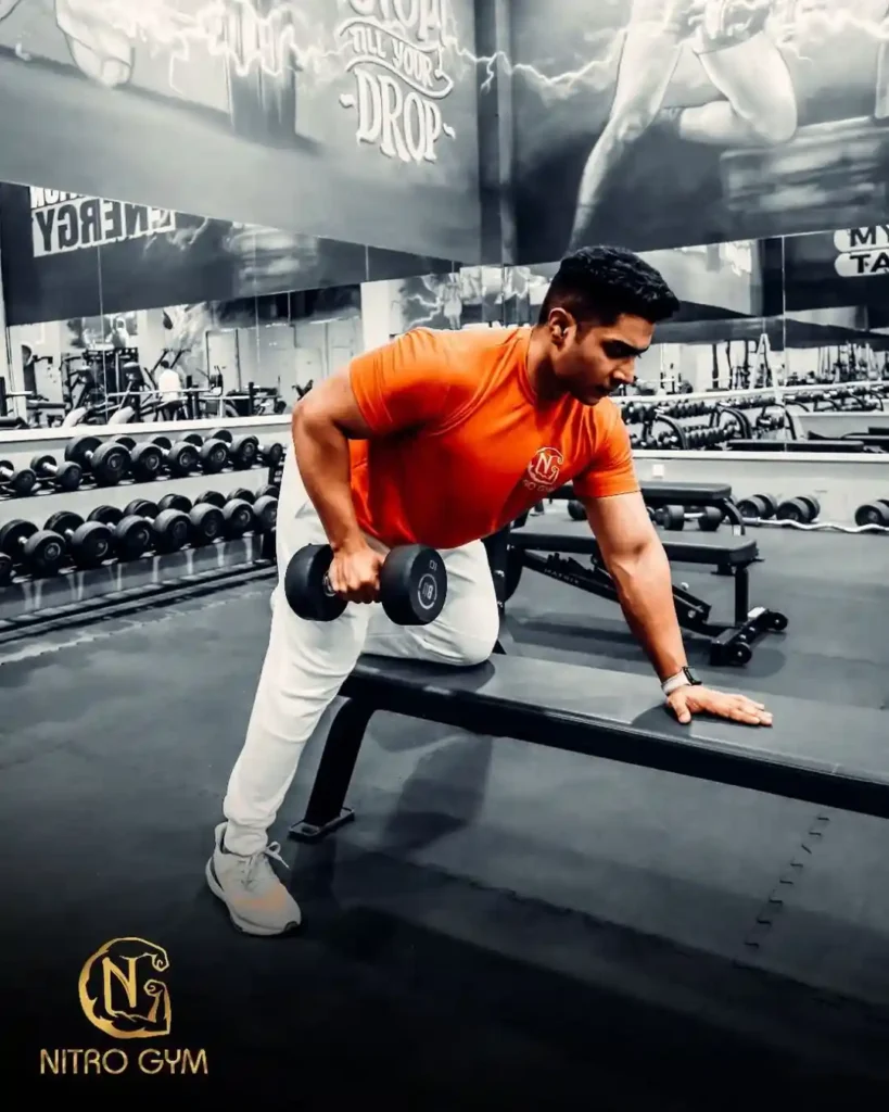 Bent over row workout