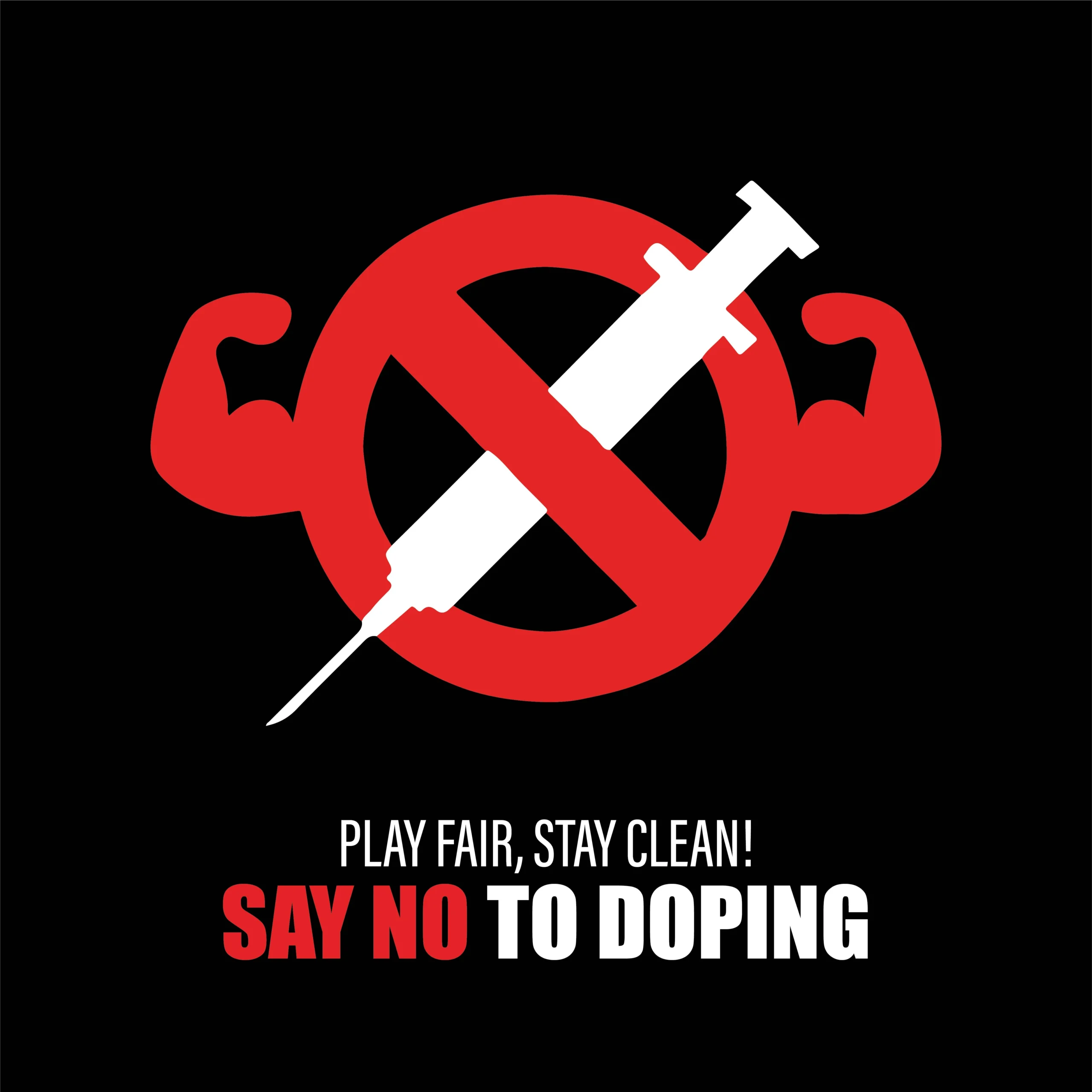 Play Fair, Stay Clean, Say no to doping | Gym in Al Barsha